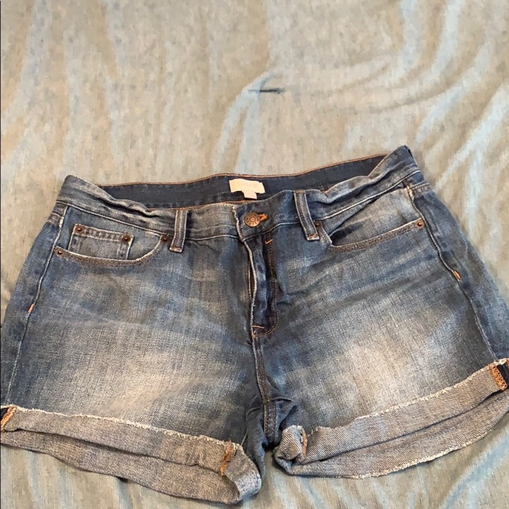J-Crew denim shorts